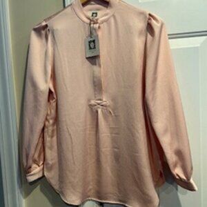 Women's Top Anne Klein Cherry Blossom PS Long Sleeve Colorful & Dressy New